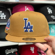 New Era Los Angeles Dodgers '60th Anniversary' Tan 9FIFTY Snapback - Product Image