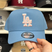 New Era Los Angeles Dodgers A-Frame Baby Blue/Pink 9FORTY Snapback - Product Image