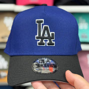 New Era Los Angeles Dodgers A-Frame Blue/Black 9FORTY Snapback - Product Image