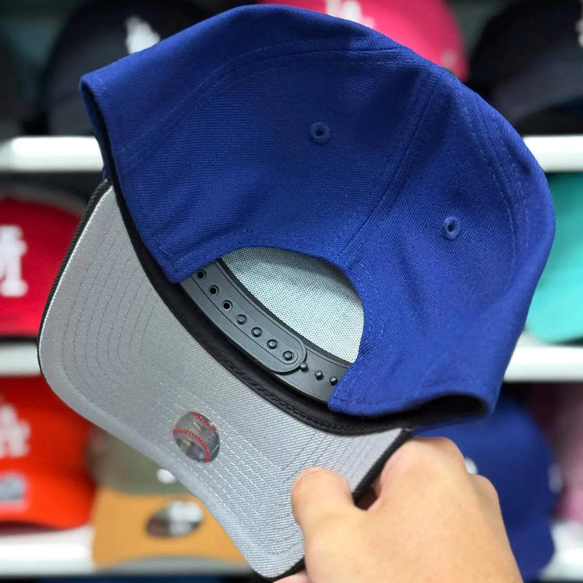 New Era Los Angeles Dodgers A-Frame Blue/Black 9FORTY Snapback - Product Image