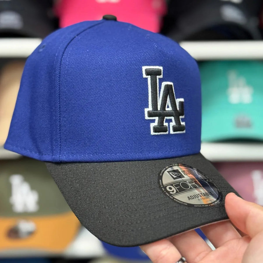 New Era Los Angeles Dodgers A-Frame Blue/Black 9FORTY Snapback - Product Image
