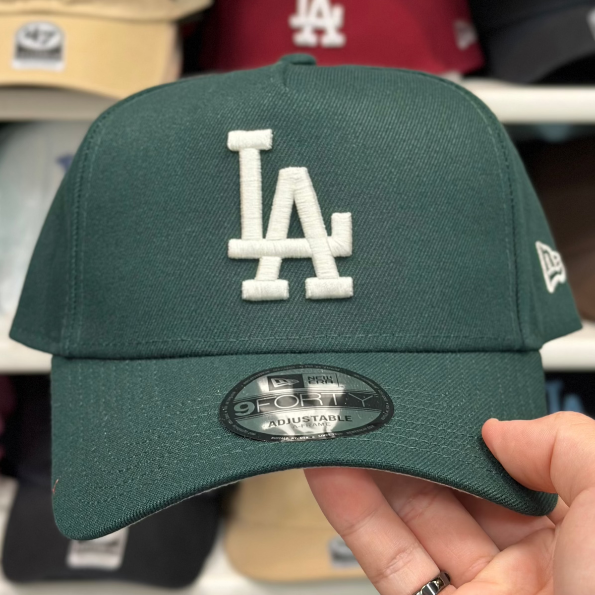 New Era Los Angeles Dodgers A-Frame Midnight Green 9FORTY Snapback - Product Image