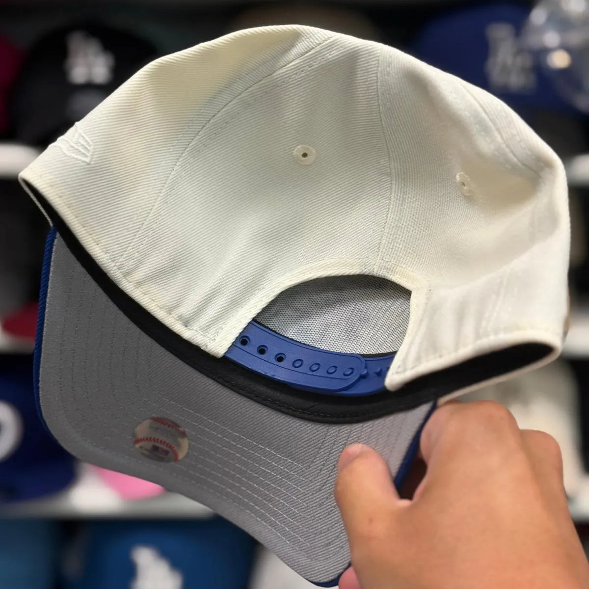 New Era Los Angeles Dodgers 'Anime Ohtani JPN to LA' A-Frame Creme/Blue 9FORTY Snapback - Product Image