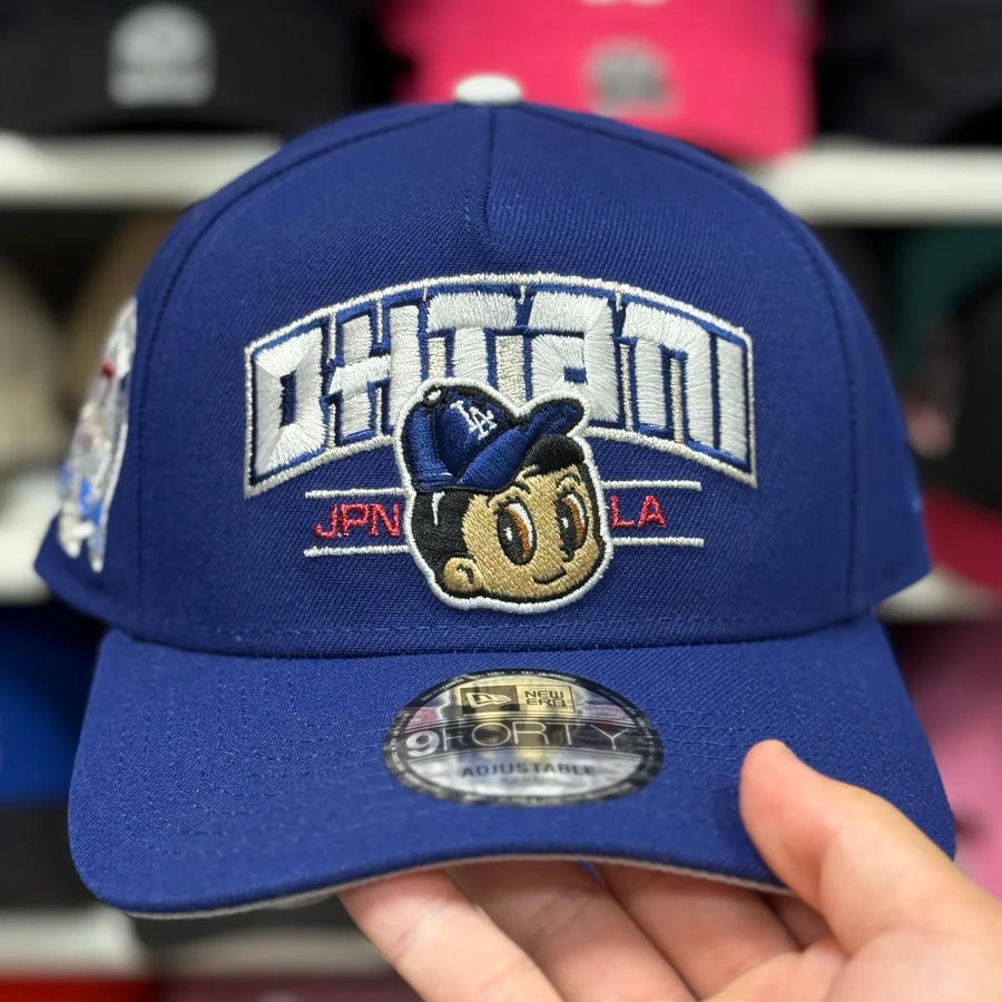 New Era Los Angeles Dodgers 'Anime Shohei Ohtani JPN to LA' A-Frame Blue 9FORTY Snapback - Product Image