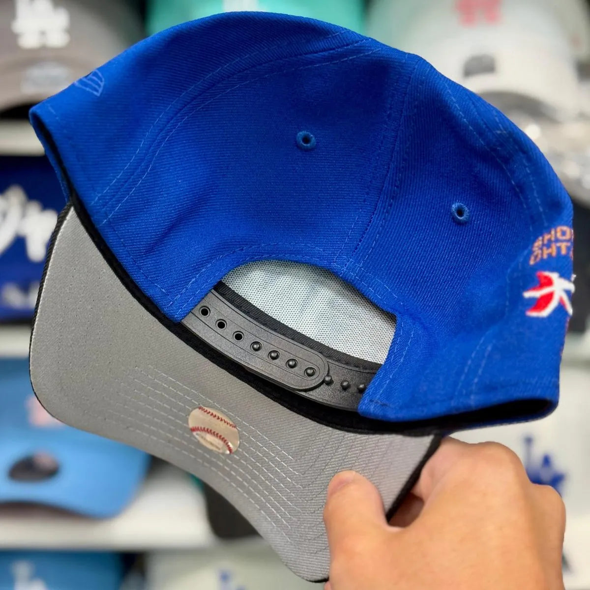 New Era Los Angeles Dodgers 'Anime Shohei Ohtani LA to JPN' A-Frame Blue/Black 9FORTY Snapback - Product Image