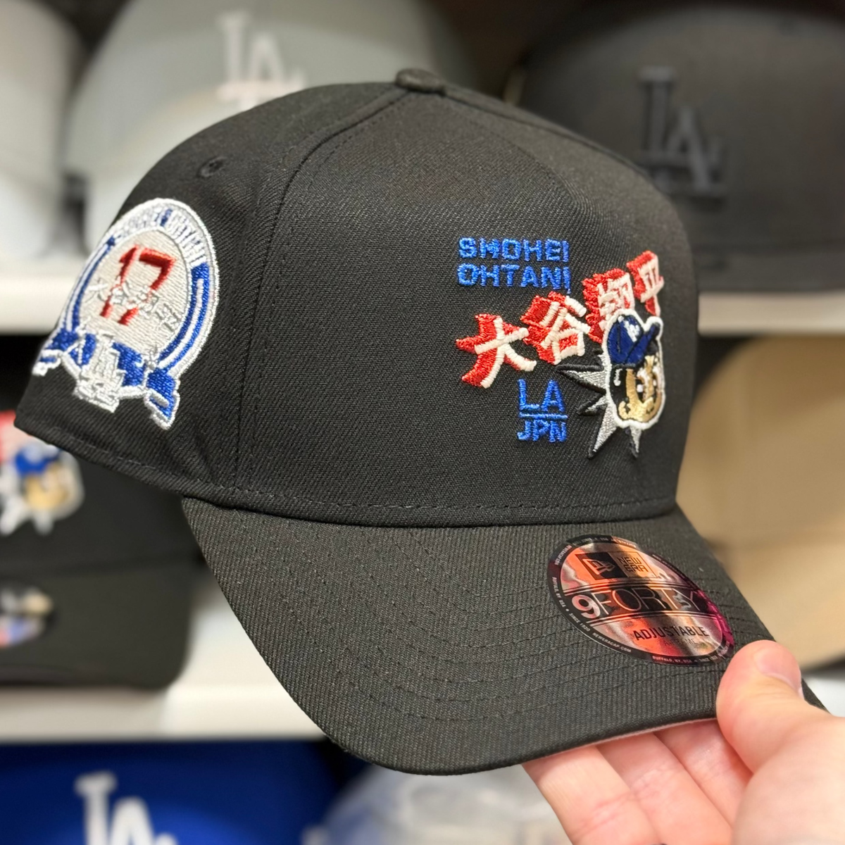 New Era Los Angeles Dodgers 'Anime Sohei Ohtani LA-JPN' A-Frame Black 9FORTY Snapback - Product Image