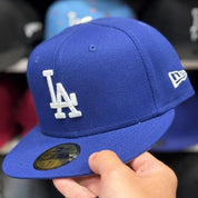 New Era Los Angeles Dodgers Blue 59FIFTY Fitted Hat - Product Image
