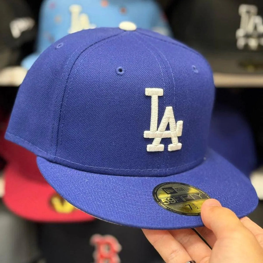 New Era Los Angeles Dodgers Blue 59FIFTY Fitted Hat - Product Image