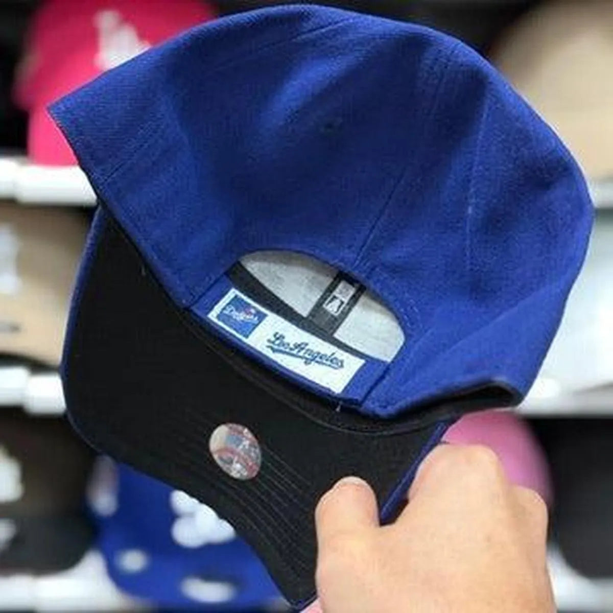New Era Los Angeles Dodgers 'D' Blue/White 9FORTY Baseball Cap - Product Image