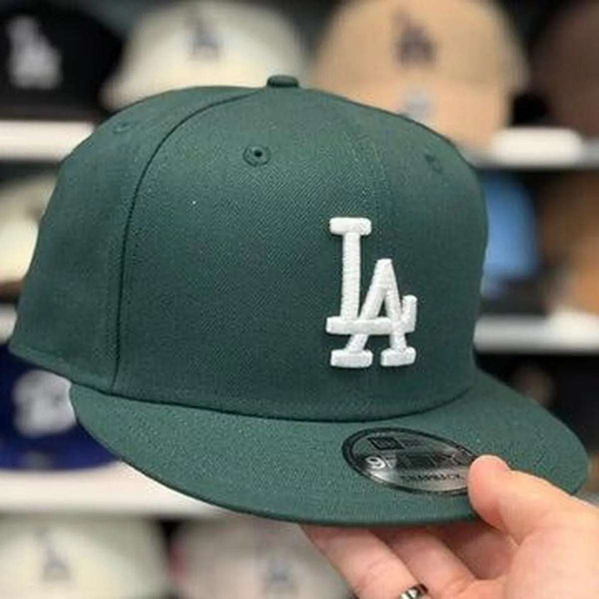 New Era Los Angeles Dodgers Dark Green 9FIFTY Snapback - Product Image