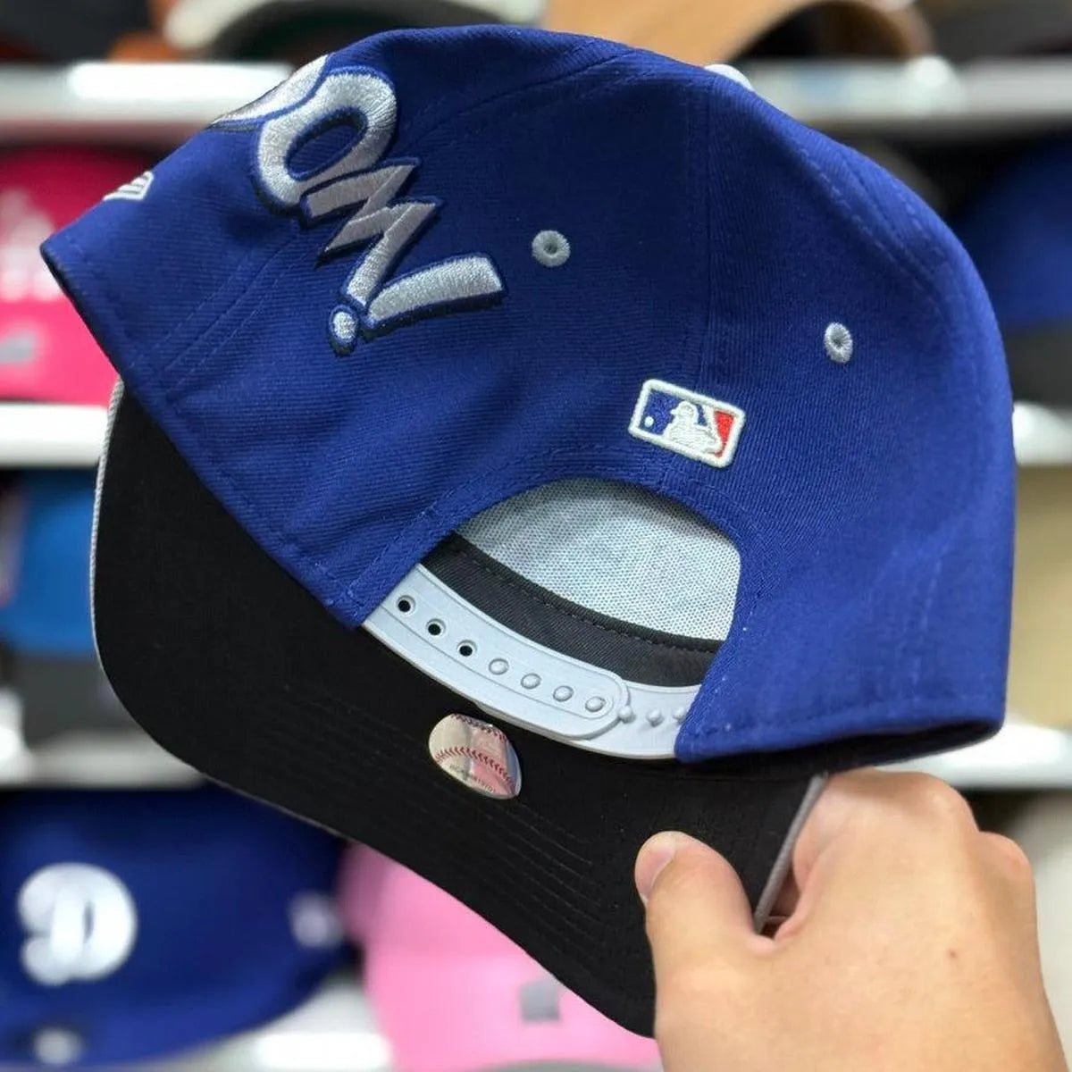 New Era Los Angeles Dodgers 'Diamond Hero Edition' A-Frame Blue Comic 9FORTY Snapback - Product Image