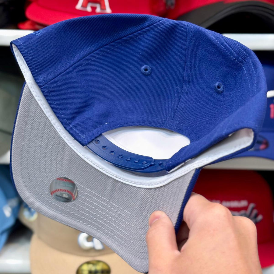 New Era Los Angeles Dodgers 'Japanese Kanji' Blue/White A-Frame Blue 9FORTY Snapback - Product Image