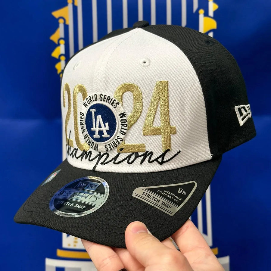 New Era Los Angeles Dodgers 'Locker Room 2024 World Series Championship' 9SEVENTY Snapback - Product Image
