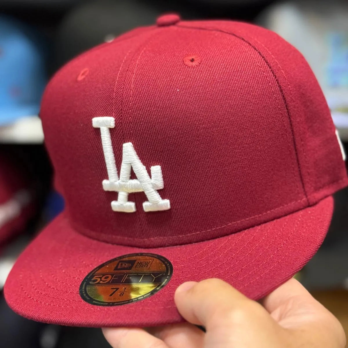 New Era Los Angeles Dodgers Maroon 59FIFTY Fitted Hat - Product Image