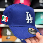 New Era Los Angeles Dodgers 'Mexico Pride' A-Frame Blue 9FORTY Snapback - Product Image