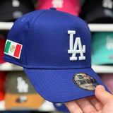 New Era Los Angeles Dodgers 'Mexico Pride' A-Frame Blue 9FORTY Snapback