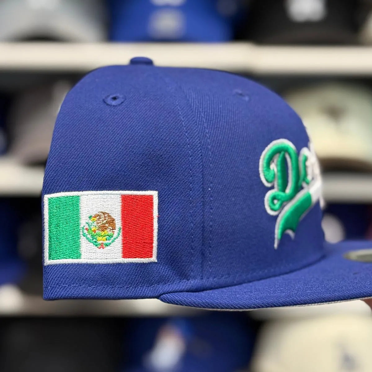 New Era Los Angeles Dodgers 'Mexico Themed Script' Blue 9FIFTY Snapback - Product Image