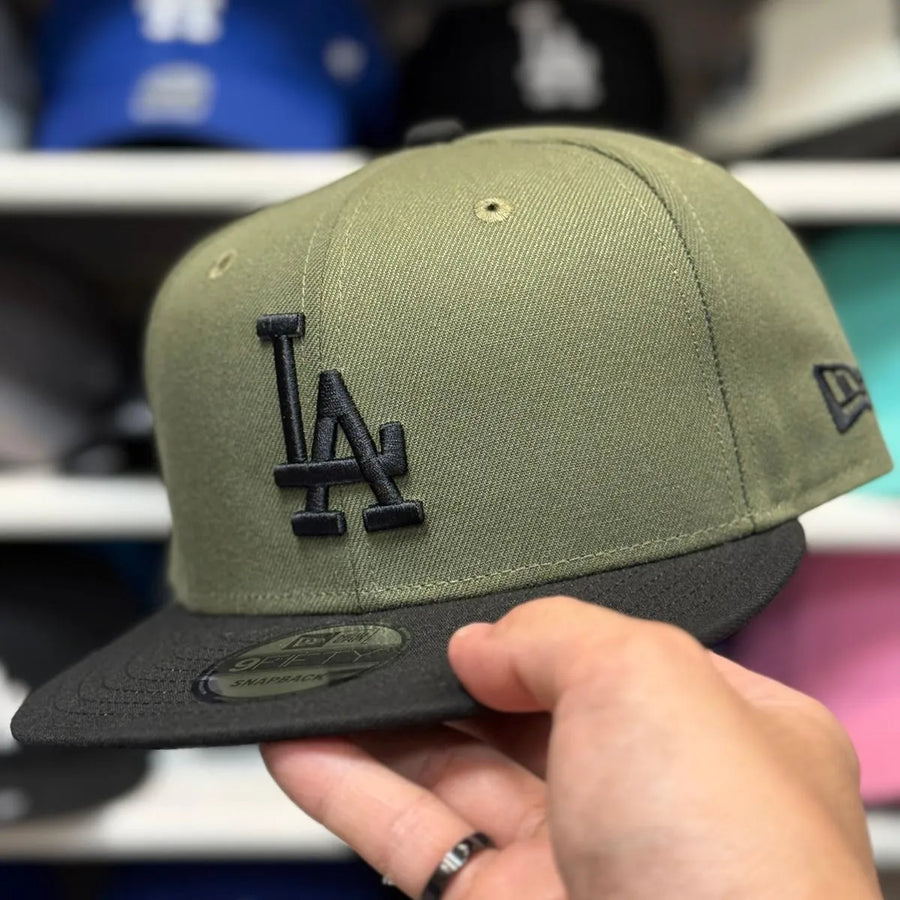 New Era Los Angeles Dodgers Olive/Black 9FIFTY Snapback - Product Image