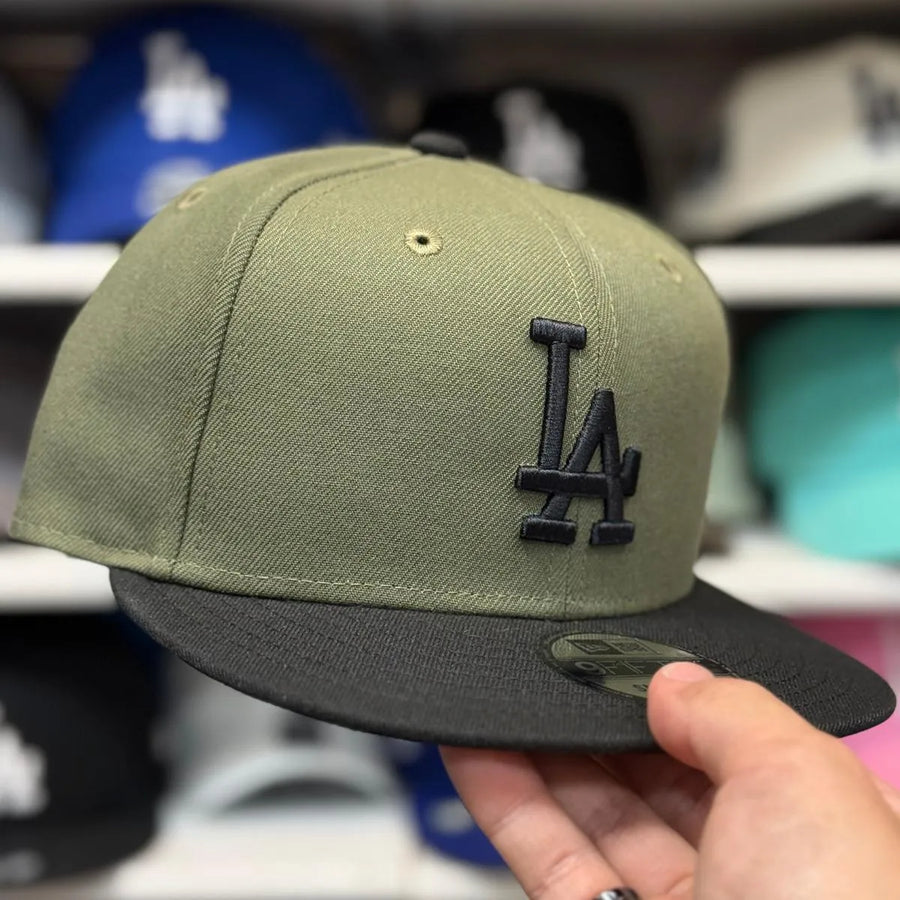 New Era Los Angeles Dodgers Olive/Black 9FIFTY Snapback - Product Image