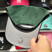 New Era Los Angeles Dodgers 'Outline Logo' A-Frame Green/Black 9FORTY Snapback - Product Image