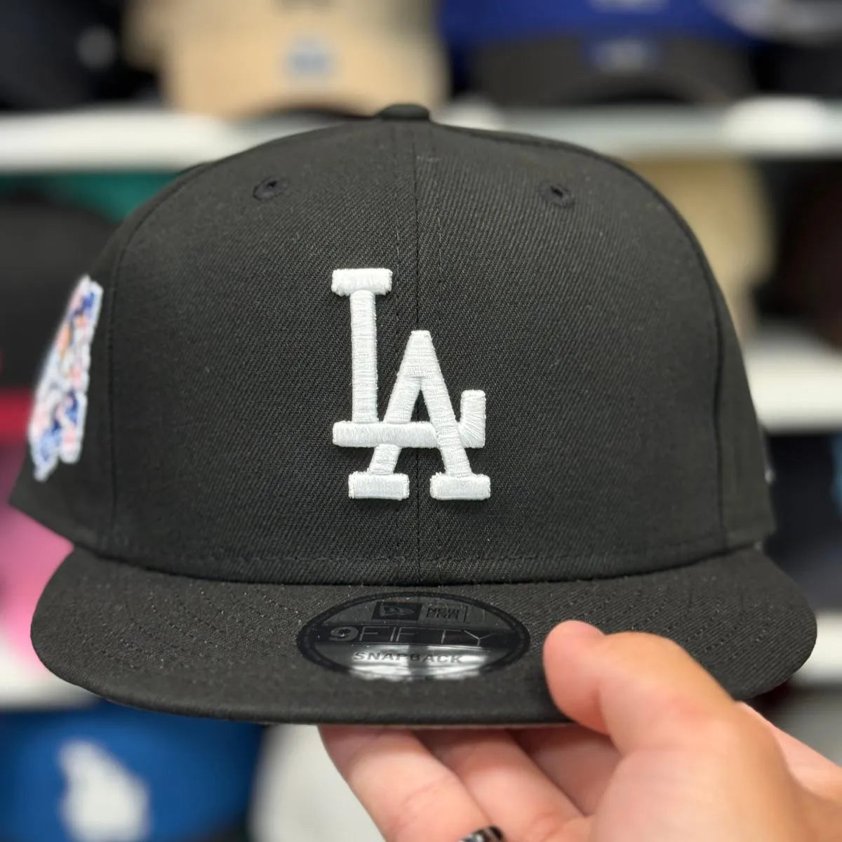 New Era Los Angeles Dodgers 'Sakura: Ohtani, Sasaki, Yamamoto' Black 9FIFTY Snapback - Product Image