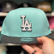 New Era Los Angeles Dodgers Turquoise/Grey 9FIFTY Snapback - Product Image