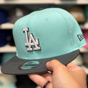 New Era Los Angeles Dodgers Turquoise/Grey 9FIFTY Snapback - Product Image