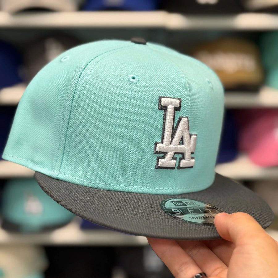 New Era Los Angeles Dodgers Turquoise/Grey 9FIFTY Snapback - Product Image