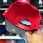 New Era Los Angeles Dodgers Upside Down Logo '40th Anniversary' A-Frame Red/White 9FORTY Snapback - Product Image