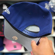 New Era Los Angeles Dodgers Upside Down Logo '60th Anniversary' A-Frame Blue/White 9FORTY Snapback - Product Image