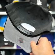 New Era Los Angeles Dodgers 'Upside Down Logo' A-Frame Black 9FORTY Snapback - Product Image