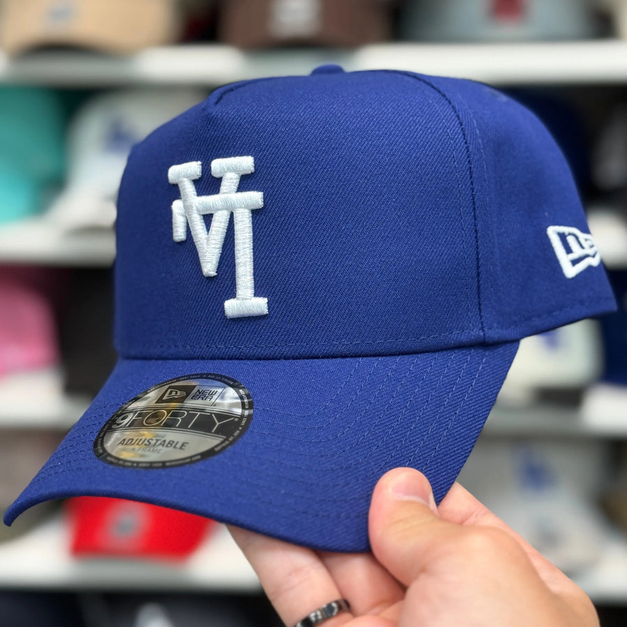 New Era Los Angeles Dodgers 'Upside Down Logo' A-Frame Blue 9FORTY Snapback - Product Image