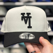 New Era Los Angeles Dodgers 'Upside Down Logo' A-Frame Creme/Black 9FORTY Snapback - Product Image