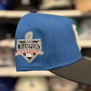 New Era Los Angeles Dodgers 'World Series Champions' A-Frame Blue/Black 9FORTY Snapback - Product Image