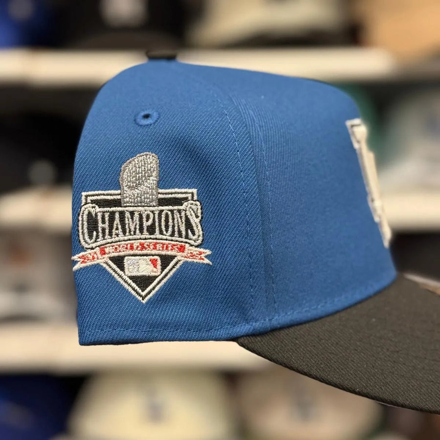 New Era Los Angeles Dodgers 'World Series Champions' A-Frame Blue/Black 9FORTY Snapback - Product Image