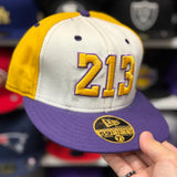 New Era Los Angeles Lakers ‘213 Area Code’ 59FIFTY Fitted Hat