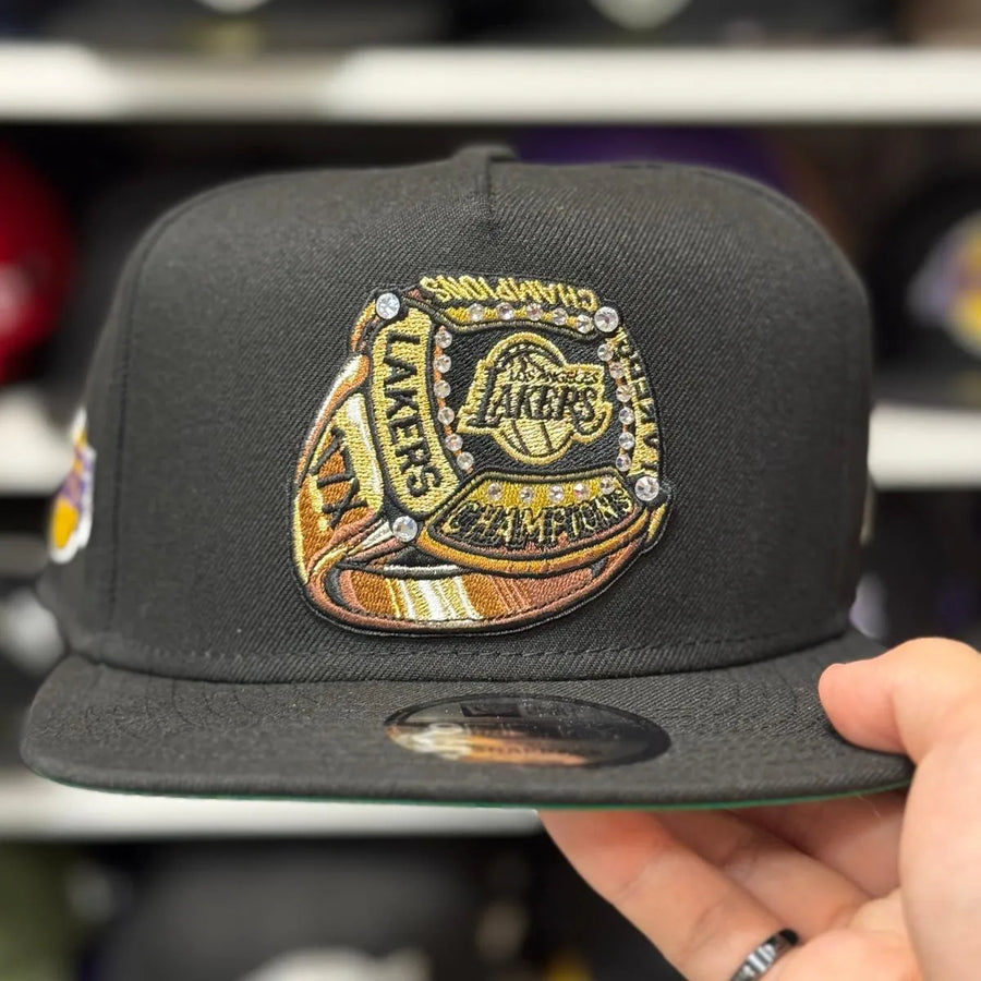 New Era Los Angeles Lakers 'Diamond Championship Ring' Black 9FIFTY Snapback - Product Image