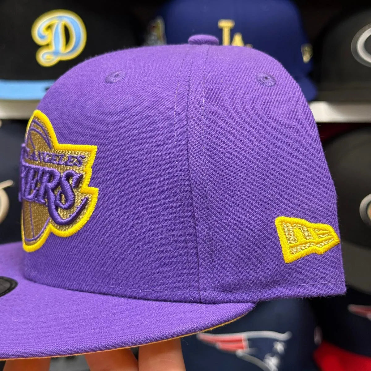 New Era Los Angeles Lakers 'Gold Edition' Purple 9FIFTY Snapback - Product Image