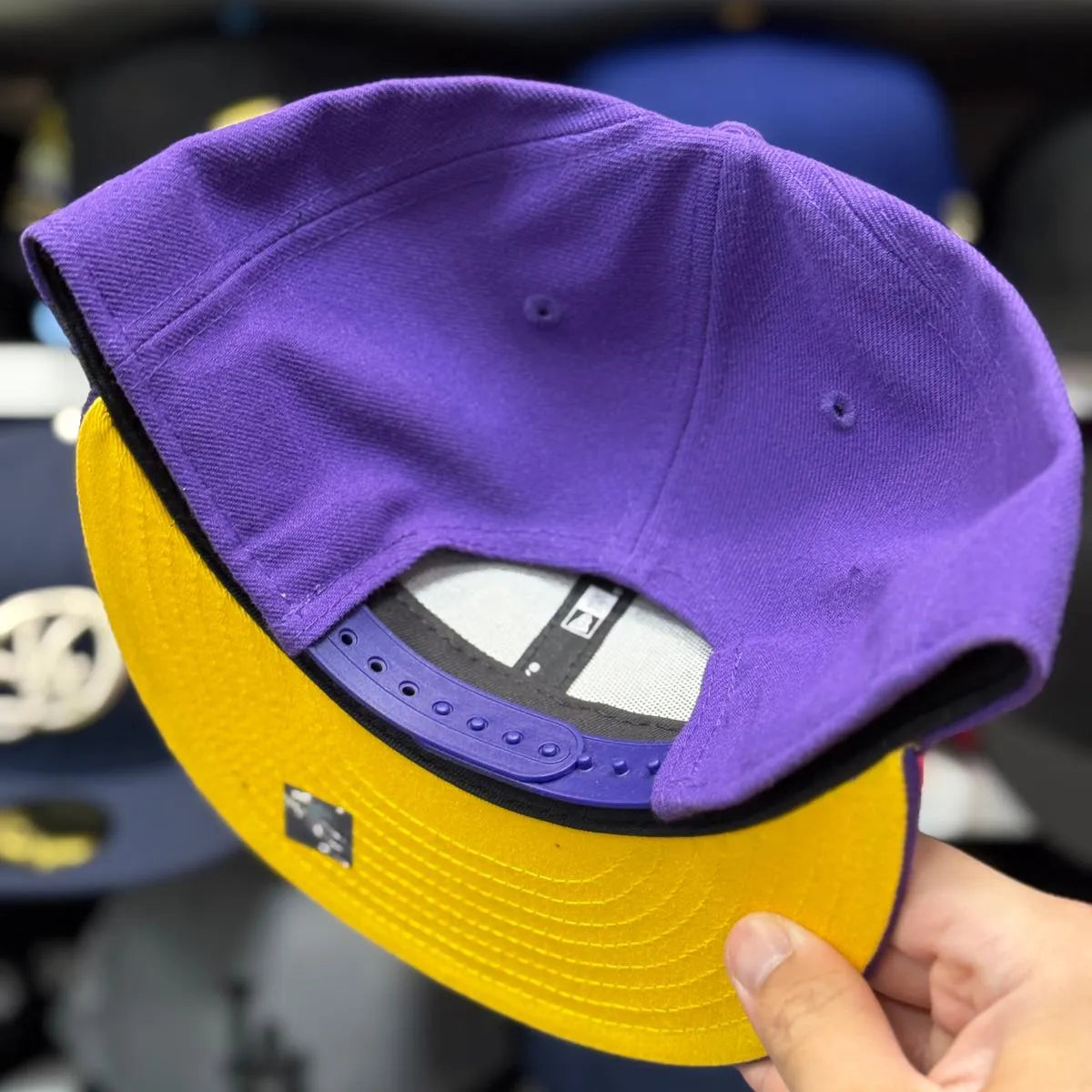 New Era Los Angeles Lakers 'Gold Edition' Purple 9FIFTY Snapback - Product Image