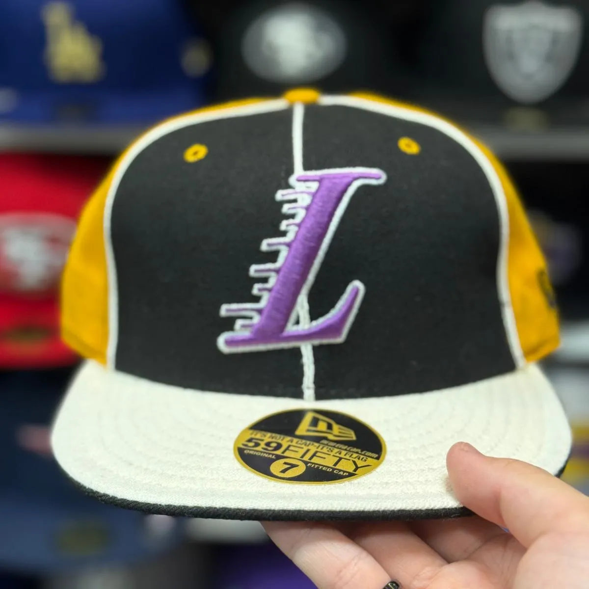 New Era Los Angeles Lakers Multicolor 59FIFTY Fitted Hat - Product Image