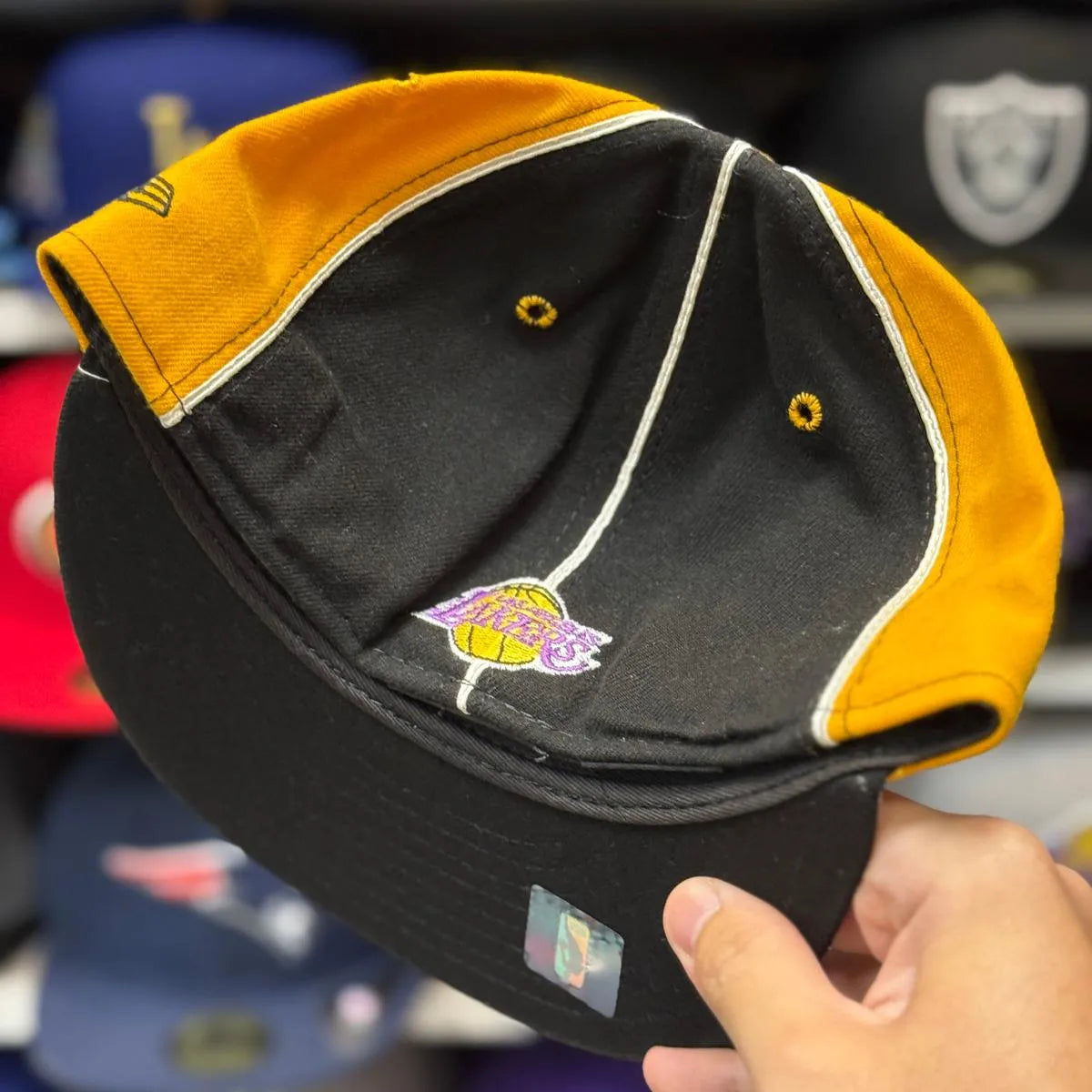 New Era Los Angeles Lakers Multicolor 59FIFTY Fitted Hat - Product Image