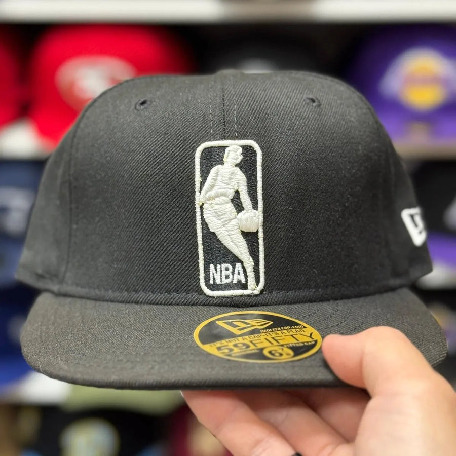 New Era Los Angeles Lakers 'NBA Logo' Black 59FIFTY Fitted Hat - Product Image