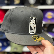 New Era Los Angeles Lakers 'NBA Logo' Black 59FIFTY Fitted Hat - Product Image