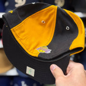 New Era Los Angeles Lakers 'NBA Pinwheel' Black/Yellow 59FIFTY Fitted Hat - Product Image