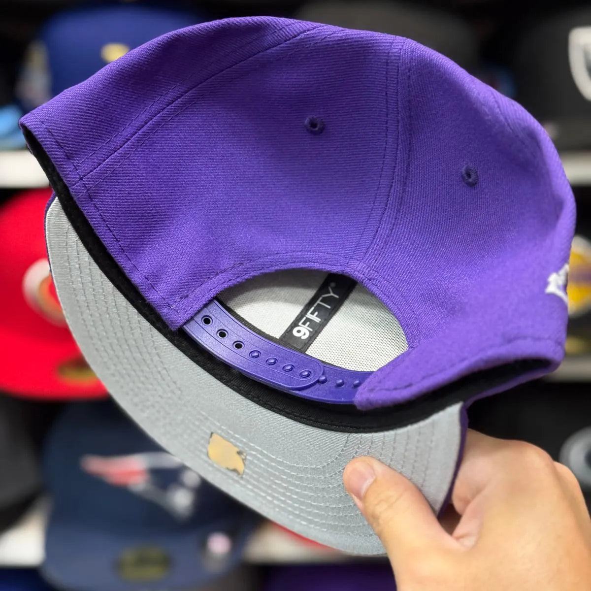 New Era Los Angeles Lakers 'State Identity' Purple 9FIFTY Snapback - Product Image