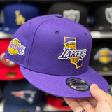 New Era Los Angeles Lakers 'State Identity' Purple 9FIFTY Snapback