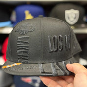 New Era Los Angeles Lakers 'Tip Off Series' All Black 9FIFTY Snapback - Product Image