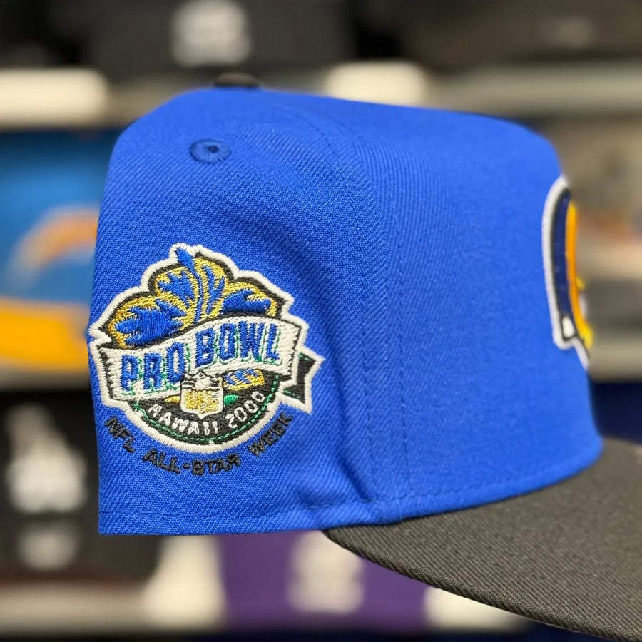 New Era Los Angeles Rams '2000 Pro Bowl' A-Frame Blue/Black 9FIFTY Snapback - Product Image