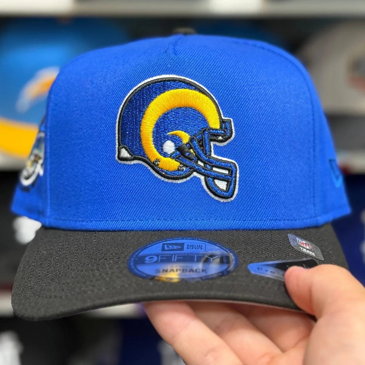 New Era Los Angeles Rams '2000 Pro Bowl' A-Frame Blue/Black 9FIFTY Snapback - Product Image