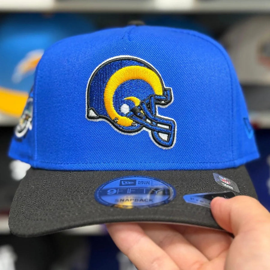 New Era Los Angeles Rams '2000 Pro Bowl' A-Frame Blue/Black 9FIFTY Snapback - Product Image